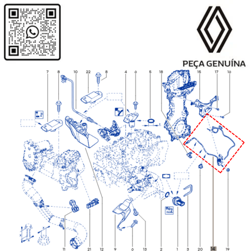 RN 82861R 226582861R SENSOR DE TEMP. DO ESCAP. MASTER 2.3 16V M9T 22... 4